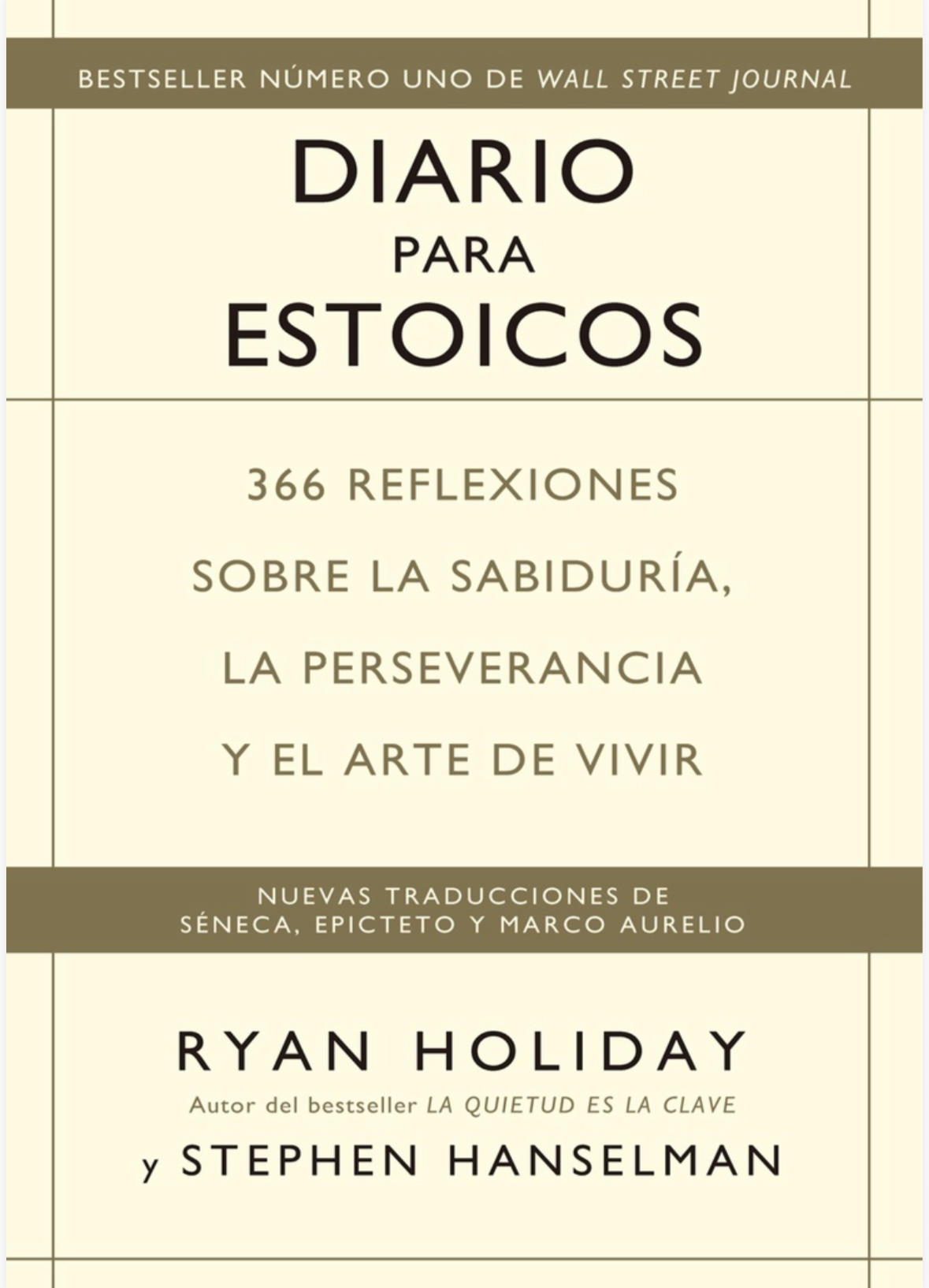 “Diario para Estoicos” Ryan Holiday y Stephen Hanselman